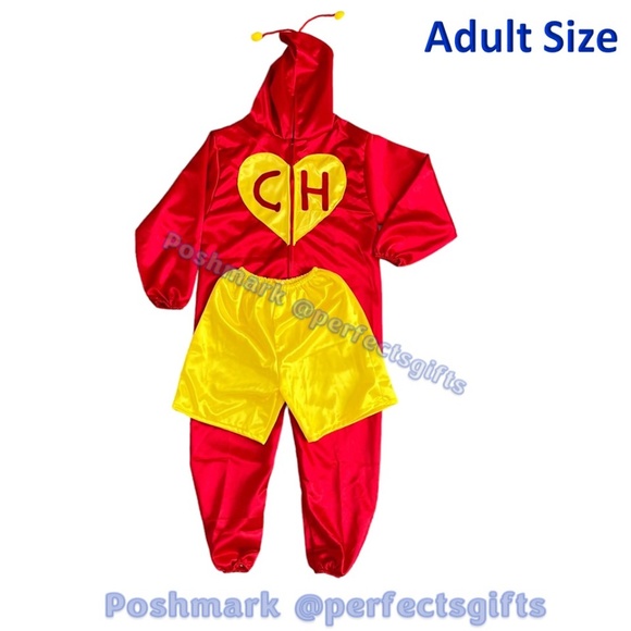 Chapulin Colorado Costume Adult Size Child Boys Halloween Birthday Party Disfraz - Picture 1 of 2